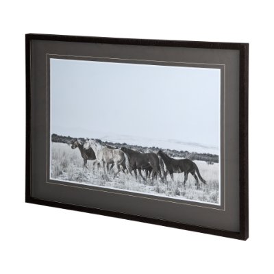 12086 - Horse Fort Ranch 12 by Dunker a Framed Photo Art Print Matted under Glass