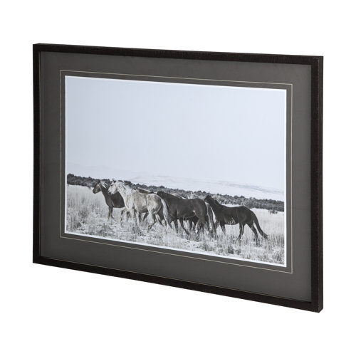 12086 - Horse Fort Ranch 12 by Dunker a Framed Photo Art Print Matted under Glass