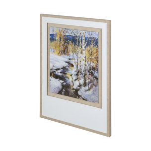 Back Country by Brent Heighton a Hand Embellished Textured Framed Art Print Matted under Glass