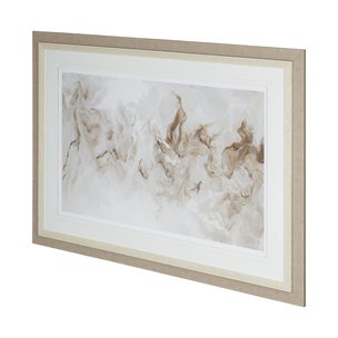 Surface by Corrie LaVelle a Hand Embellished Textured Framed Art Print Matted under Glass