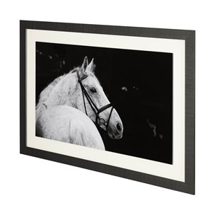 Bridled Beauty by KaCee Erle a Hand Embellished Textured Framed Photo Art Print Matted under Glass