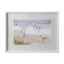 12211 - Silver Seagrass by Marlana Semenza a Hand Embellished Textured Framed Photo Art Print Matted under G