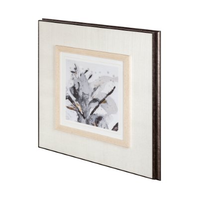 12219 - Blooming Opalescent II by Mercana Studio Hand Embellished Framed Art Print Matted under Glass
