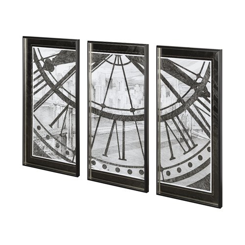12226 - Of Time and The River I by Mercana Studio Hand Embellished Framed Art Print Matted under Glass