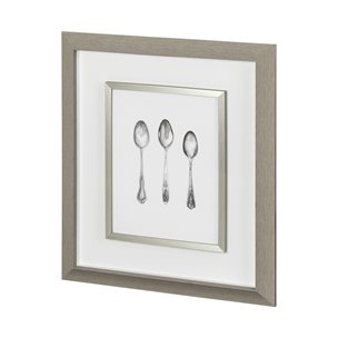 Spoons by Marie a Framed Art Print Matted under Glass