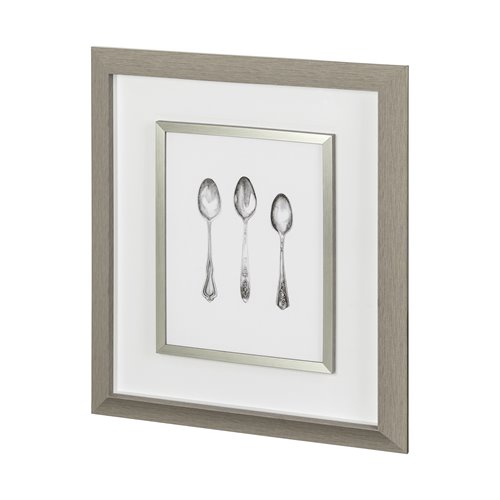 12227 - Spoons by Marie a Framed Art Print Matted under Glass