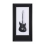 12263 - Guitar I by Mercana Studio a Hand Embellished Textured Framed Art Print Matted under Glass