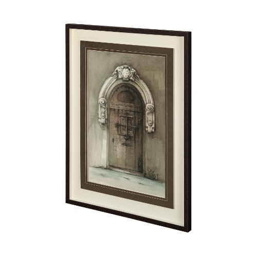 12268 - Door I by Mercana Studio a Hand Embellished Textured Framed Art Print Matted under Glass