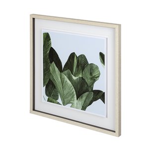Celadon Palms I by Emma Scarvey a Framed Art Print Matted under Glass