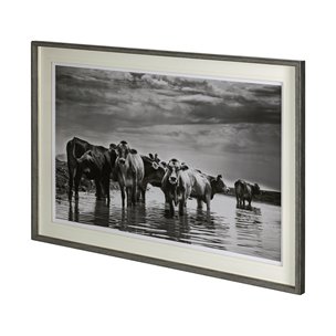 In the River by Mercana Studio a Framed Photo Art Print Matted under Glass