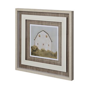 Serene Barn III by Emma Scarvey a Framed Art Print Matted under Glass