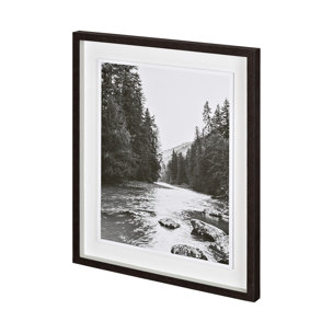 Wenatchee River Fire Season by Goldie, Kyle a Framed Photo Art Print Matted under Glass
