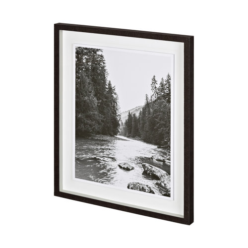 12339 - Wenatchee River Fire Season by Goldie, Kyle a Framed Photo Art Print Matted under Glass