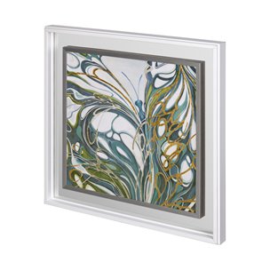 Metamorhosis I by Liz Jardine a Hand Embellished Textured Framed Art Print