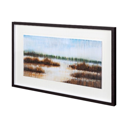 12376 - Early Morning Mist by Liz Jardine a Hand Embellished Textured Framed Art Print Matted under Glass