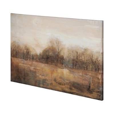 100967-L - Copper Glaze Landscape by Matina Theodosiou a Hand Embellished Textured Canvas