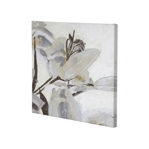 Blooming Opalescent I by Mercana Studio a Hand Embellished Textured Canvas