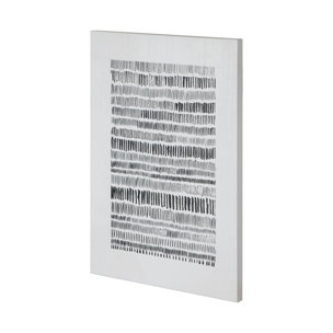 Hatches by Mercana Studio a Hand Embellished Textured Canvas