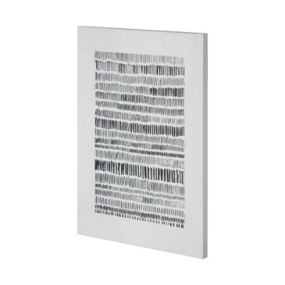 101001-L - Hatches by Mercana Studio a Hand Embellished Textured Canvas