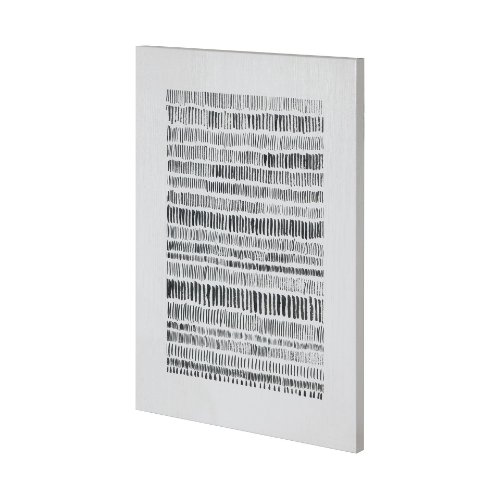 101001-L - Hatches by Mercana Studio a Hand Embellished Textured Canvas