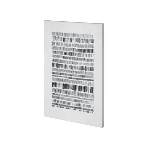 101001-S - Hatches by Mercana Studio a Hand Embellished Textured Canvas