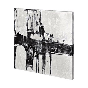 Back Lighting I by Mercana Studio a Hand Embellished Textured Canvas