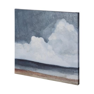 101073-L - Cloud Landscape I by Emma Scarvey a Hand Embellished Textured Canvas