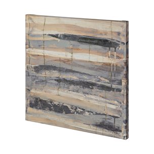 Alloy 1 by Mercana Studio a Hand Embellished Textured Canvas