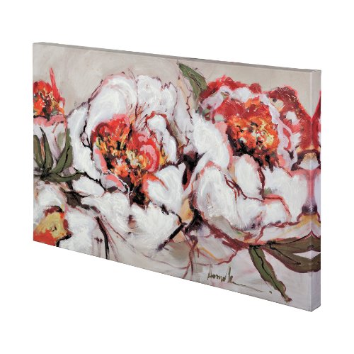 101129-L - Charade of Spring by Mercana Studio a Hand Embellished Textured Canvas