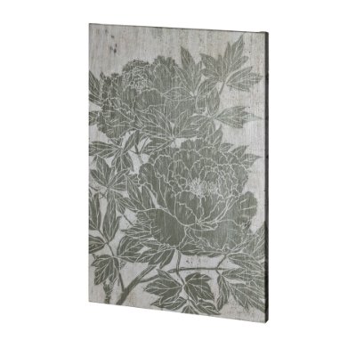 101140-L - Blooming Peony I by Mercana Studio a Hand Embellished Textured Canvas