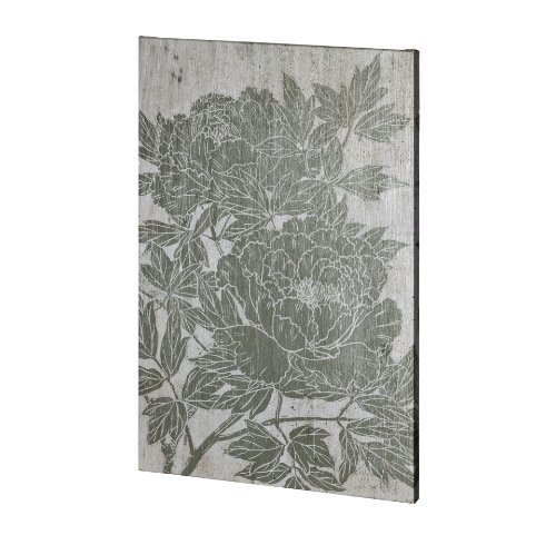 101140-L - Blooming Peony I by Mercana Studio a Hand Embellished Textured Canvas