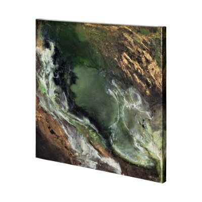 101142-L - Unknown by Corrie LaVelle a Hand Embellished Textured Canvas