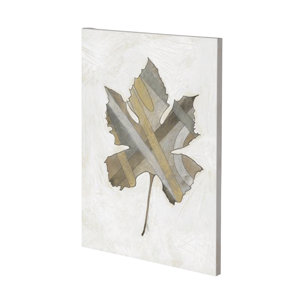 Leafy Patterns 4 by Filippo Ioco a Hand Embellished Textured Canvas