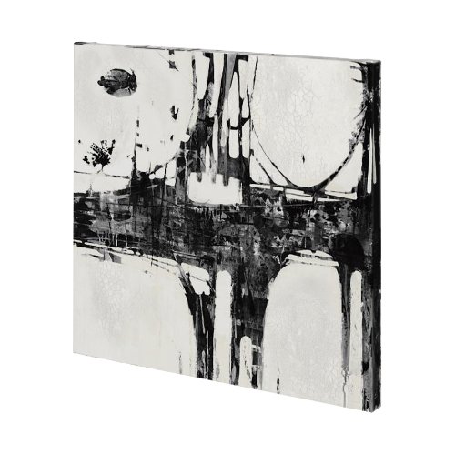 101005-L - Back Lighting II by Mercana Studio a Hand Embellished Textured Canvas