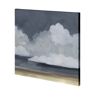 Cloud Landscape IV by Emma Scarvey a Hand Embellished Textured Canvas