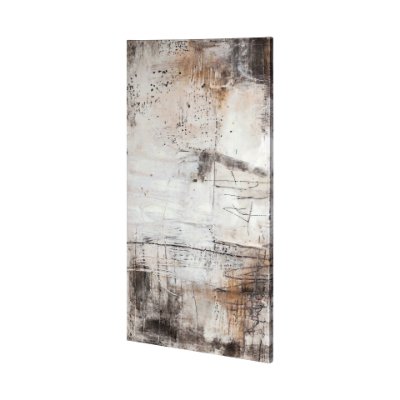 101091-L -  Blk Wht Bronze I by Jennifer Goldberger a Hand Embellished Textured Canvas