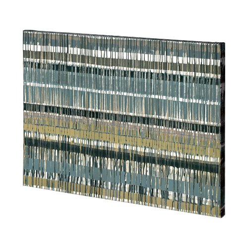 101115-L - Drip Test 3 by Mercana Studio a Hand Embellished Textured Canvas