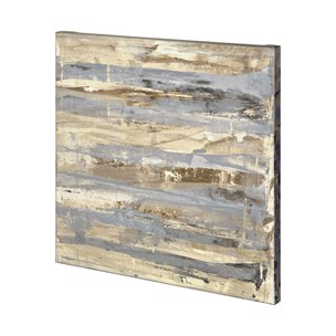 Alloy 4 by Mercana Studio a Hand Embellished Textured Canvas