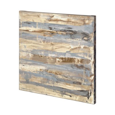 101121-L - Alloy 4 by Mercana Studio a Hand Embellished Textured Canvas