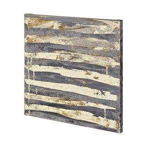 Alloy 5 by Mercana Studio a Hand Embellished Textured Canvas