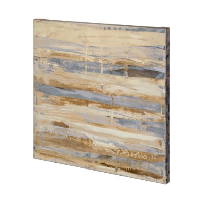 101123-L - Alloy 6 by Mercana Studio a Hand Embellished Textured Canvas