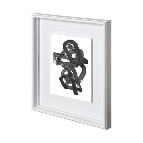 12156 - Expression 3 by Lora Gold a Hand Embellished Textured Framed Art Print Matted under Glass