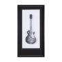 12265 - Guitar III by Mercana Studio a Hand Embellished Textured Framed Art Print Matted under Glass