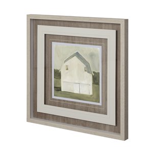 Serene Barn VI by Emma Scarvey a Framed Art Print Matted under Glass