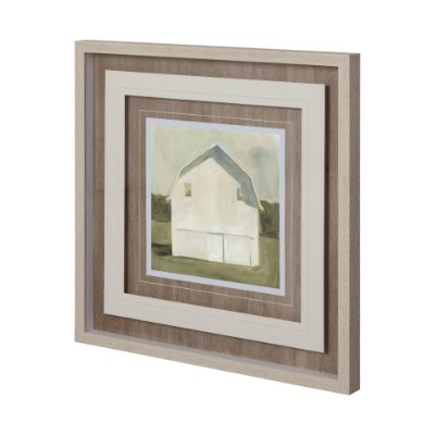 12319 - Serene Barn VI by Emma Scarvey a Framed Art Print Matted under Glass