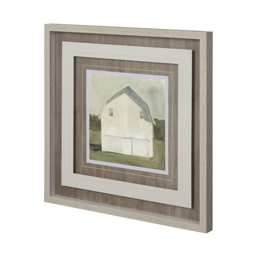 12319 - Serene Barn VI by Emma Scarvey a Framed Art Print Matted under Glass