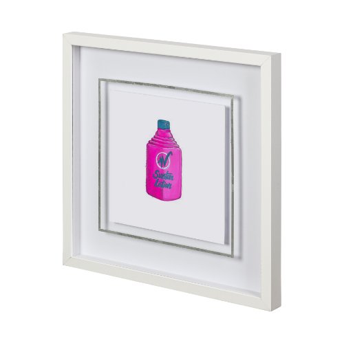 12332 - Poolside 2 by Jones a Hand Embellished Textured Framed Art Print Matted under Glass
