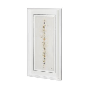 Dots II-Silver by Studio M a handmade Original Framed Artwork under Glass