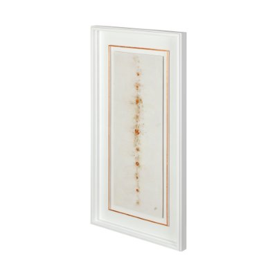 12431 - Dots III-Copper by Studio M a handmade Original Framed Artwork under Glass