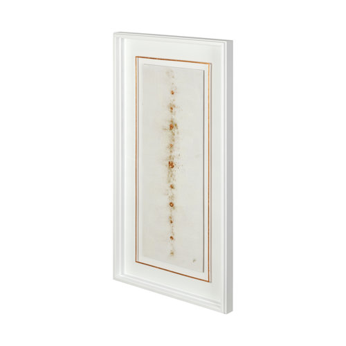 12431 - Dots III-Copper by Studio M a handmade Original Framed Artwork under Glass